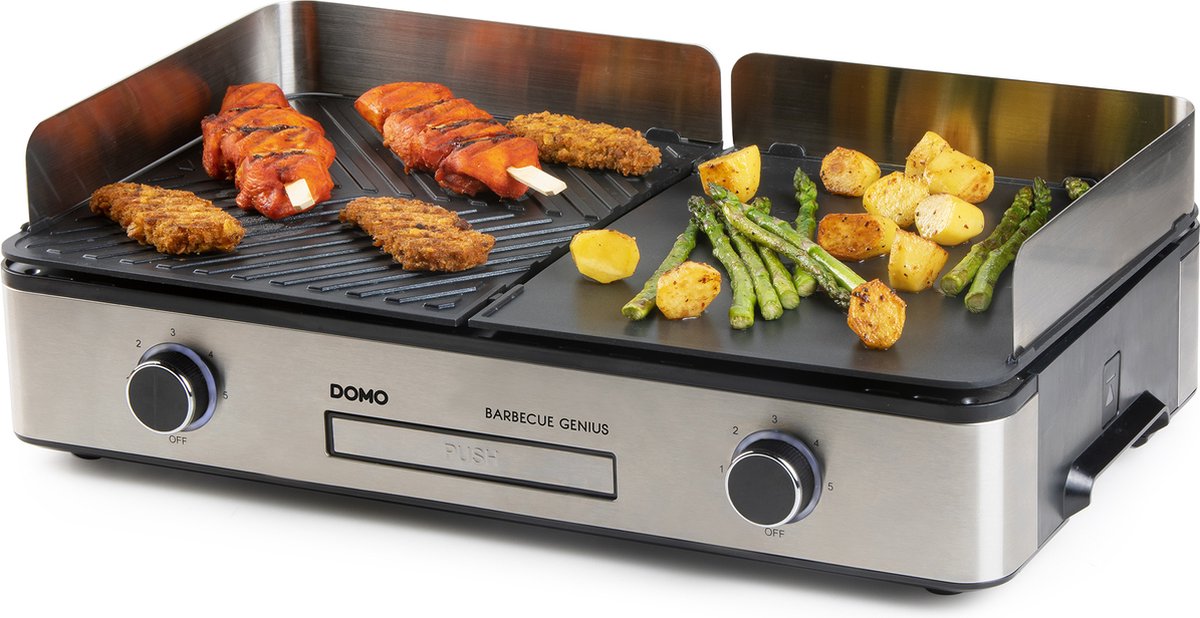 DOMO DO9259G Barbecue Genius - 2 temperatuurzones - 2400 W