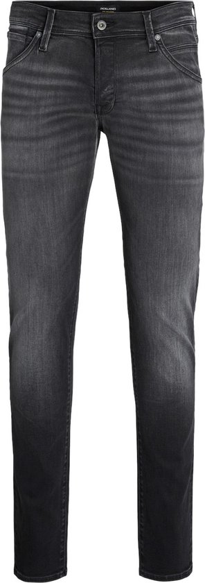 JACK & JONES Glenn Fox slim fit - heren jeans - zwart denim - Maat: 33/36