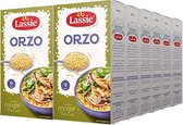 Lassie Orzo Pasta Rijst - 12 x 275 Gram Multipack Pastarijst - Pasta in Rijstvorm - Zachte Smaak en Bite - Tarwegriesmeel - Voor in Salade of Risotto - 10 Minuten Koken