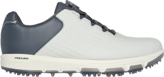 Skechers Go Golf Pro 6 SL Twist Wit Charcoal Heren Golfschoenen45,5