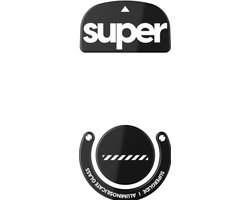 Superglide 2 Black voor Logitech GPro X Superlight - Skates - voor Logitech GPro X Superlight - Zwart