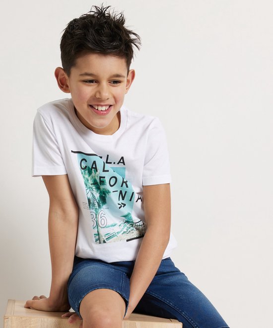 TerStal Jongens Kinderen Europe Kids T shirt Met Fotoprint Wit In Maat 134 140 bol