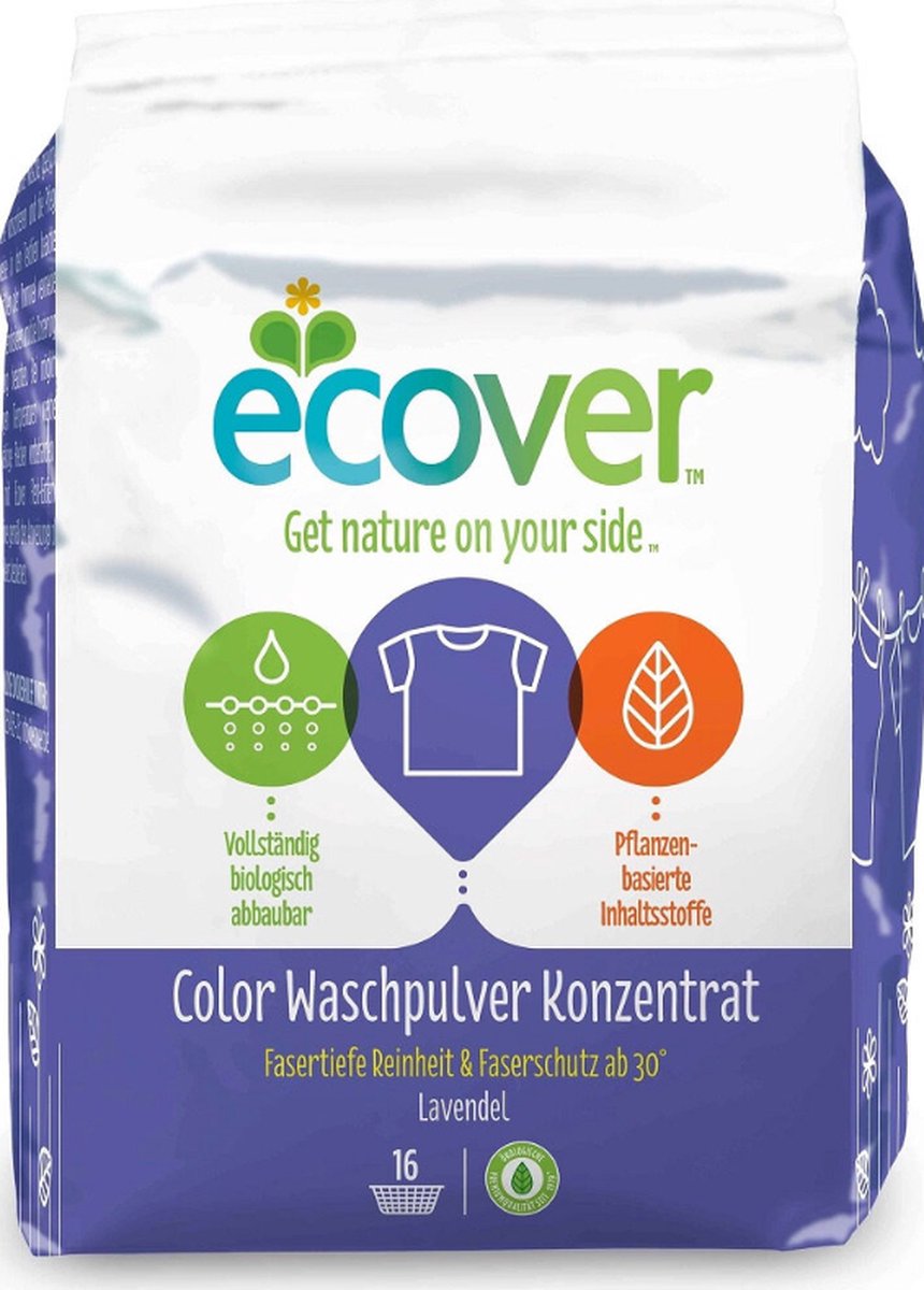 Goedkoopste Ecover Waspoeder Concentraat Lavendel 64 wasbeurten ( 4x16 Wasbeurten