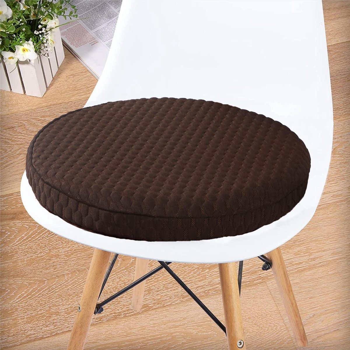 Comfortabel Stoelkussen voor Eetkamerstoel - Ergonomisch Zitkussen - Duurzaam Materiaal - Geschikt voor Diverse Stoelen