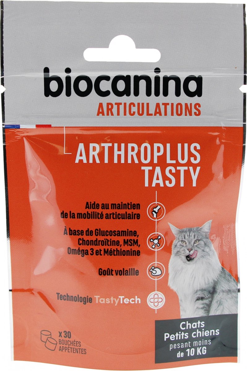 Biocanina Arthroplus Katten en Hele Kleine Honden (onder 10 kg) 30 Hapklare Hapjes