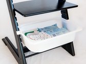 'Tripp Trapp kinderstoel'-adapter voor Ikea Trofast opbergbak - Wit