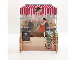 Pop-up kaarten - Wenskaart - Kaart - 3D Pop-Up Card - Cakeshop - Taartenwinkel