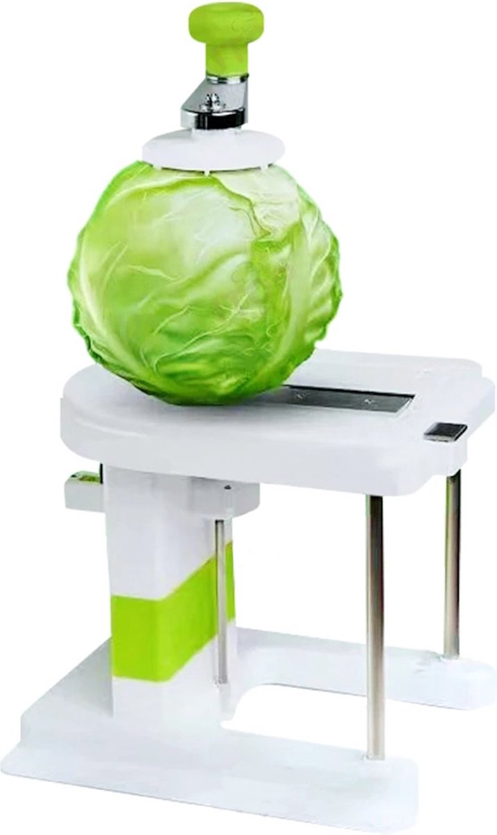 AnyPrice® Kool Rasper - Cabbage Mandoline - Inclusief 3 Mesjes - Keukensnijder - Groentensnijder - Koolsnijder - Shredder - Groen