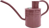 1 liter vintage gieter in roze – verzinkte stalen kan voor het gieten van kamerplanten – kan in klassieke Engelse stijl met verhoogde rand