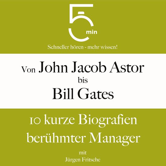 Von John Jacob Astor bis Bill Gates - cover