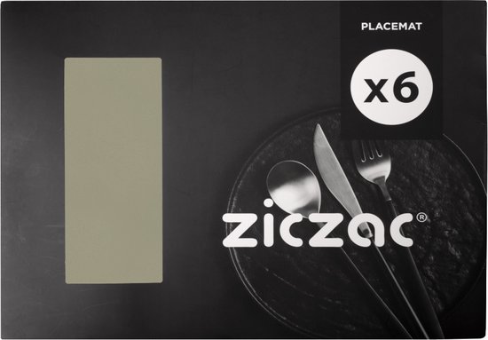 Set de table TOGO 33x45cm, taupe- set of 6 in giftbox