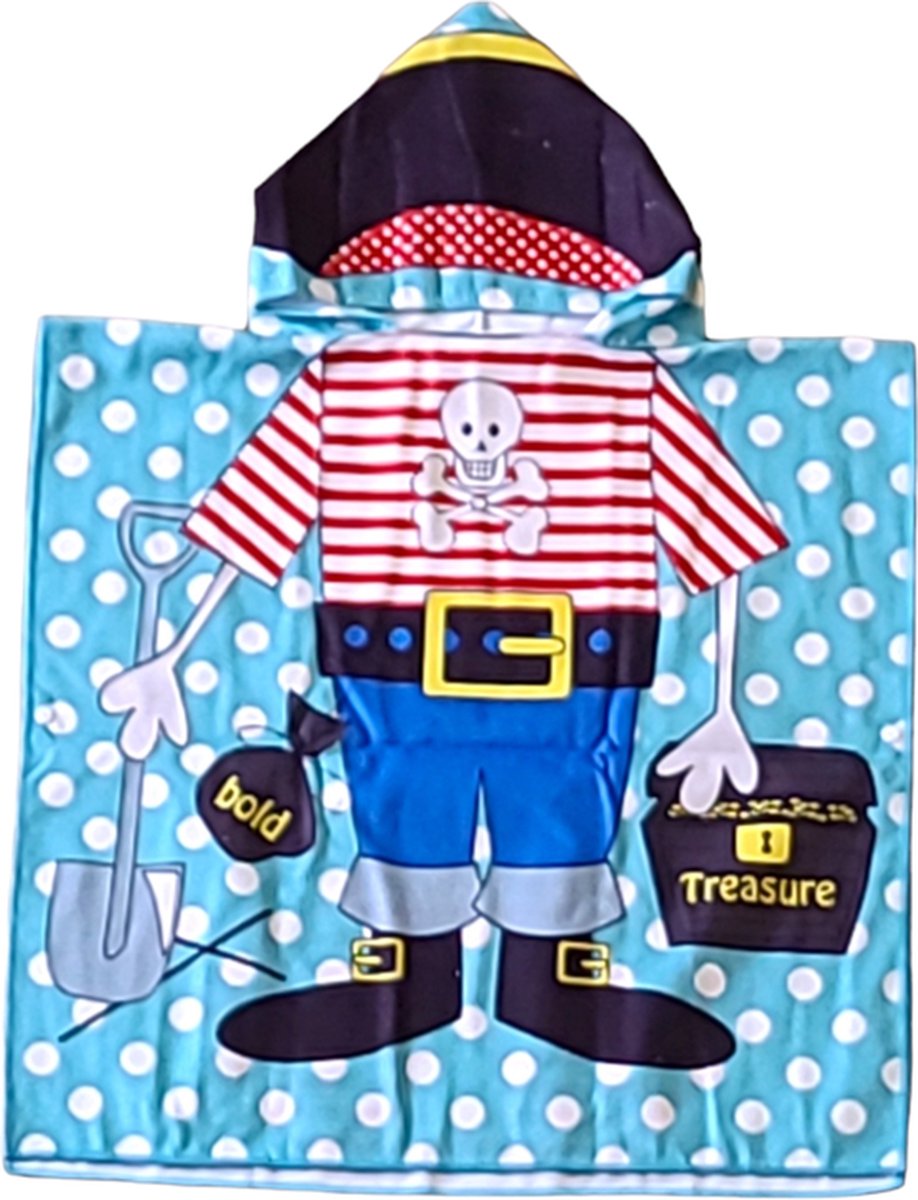 Kids Strand Poncho Pirate