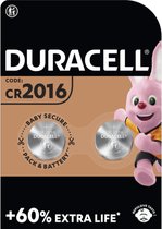 Duracell Lithium CR2016 3V - 2 pièces
