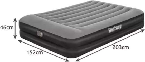 Bestway Luchtbed Tritech Premium+ - 2 Persoons - Ingebouwde Pomp - Extra Dik - Stevige Constructie van Bestway — afbeelding 5