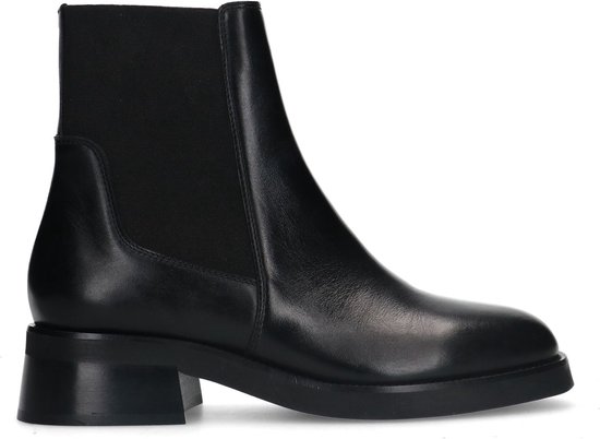 Sacha - Femme - Bottines chelsea en cuir noir - Taille 39