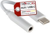 TronicXL USB-C plug naar 3,5 mm jack Connector voor uw smartphone, tablet en meer – USB Type C adapter – koptelefoon - microfoon - audioadapter