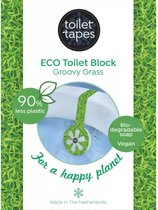 Toilet Tapes - Eco-vriendelijke WC Blokjes Voordeelverpakking met 160+ Spoelbeurten - Tot 90% Minder Plastic, Efficiënte Toiletsteen - Langdurige Frisheid - Groovy Grass - 14 Stuks