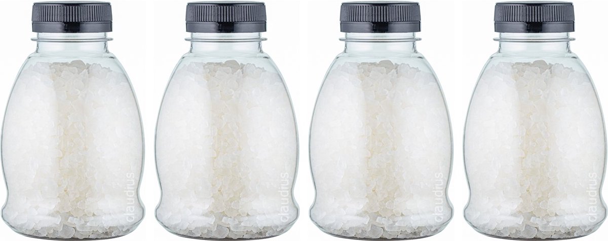 Goedkoopste Claudius Badzout Relaxing Moment - 375 gram - Fles met zwarte dop - Set van 4 stuks