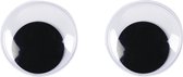 10x Wiggle eyes / googly eyes 30 mm - Yeux mobiles en plastique - Matériel de bricolage