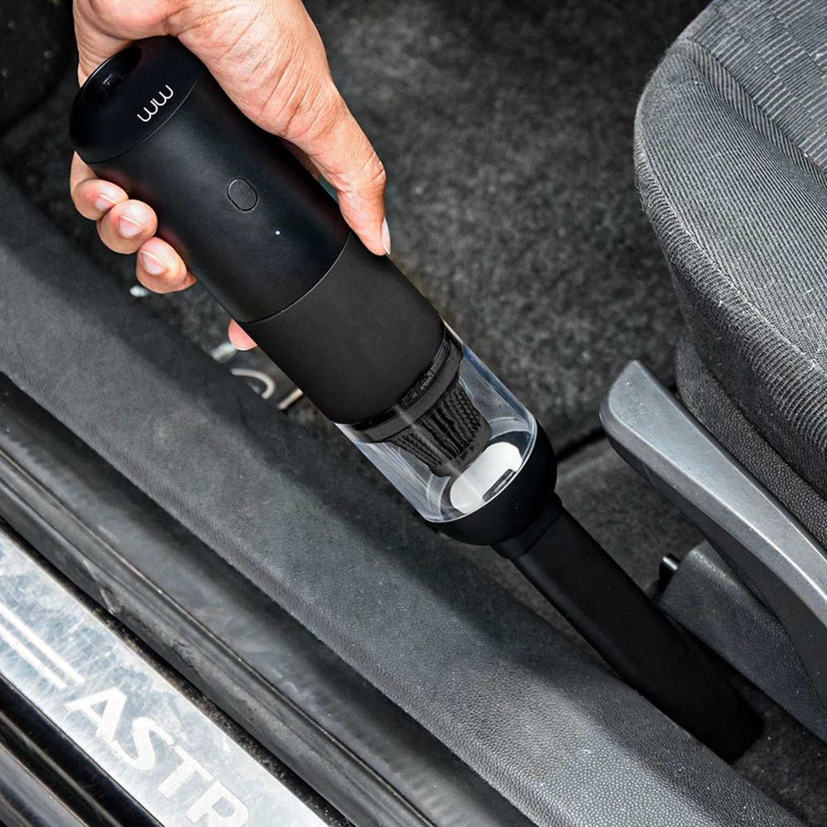 MikaMax Draagbare Stofzuiger Mini Zwart met 3 Opzetstukken - afbeelding 2