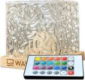 WaveCube Lamp - LED - Kubus - 12 Kleuren - Afstandbediening