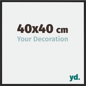 Fotolijst 40x40 cm - Aluminium - Zwart Mat - New York