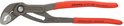 Knipex Cobra waterpomptang, deels geopend, met rode handvatten.