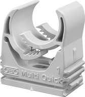 Support de serrage OBO connectable 18,5-22,5mm, PA - gris clair (2153114)