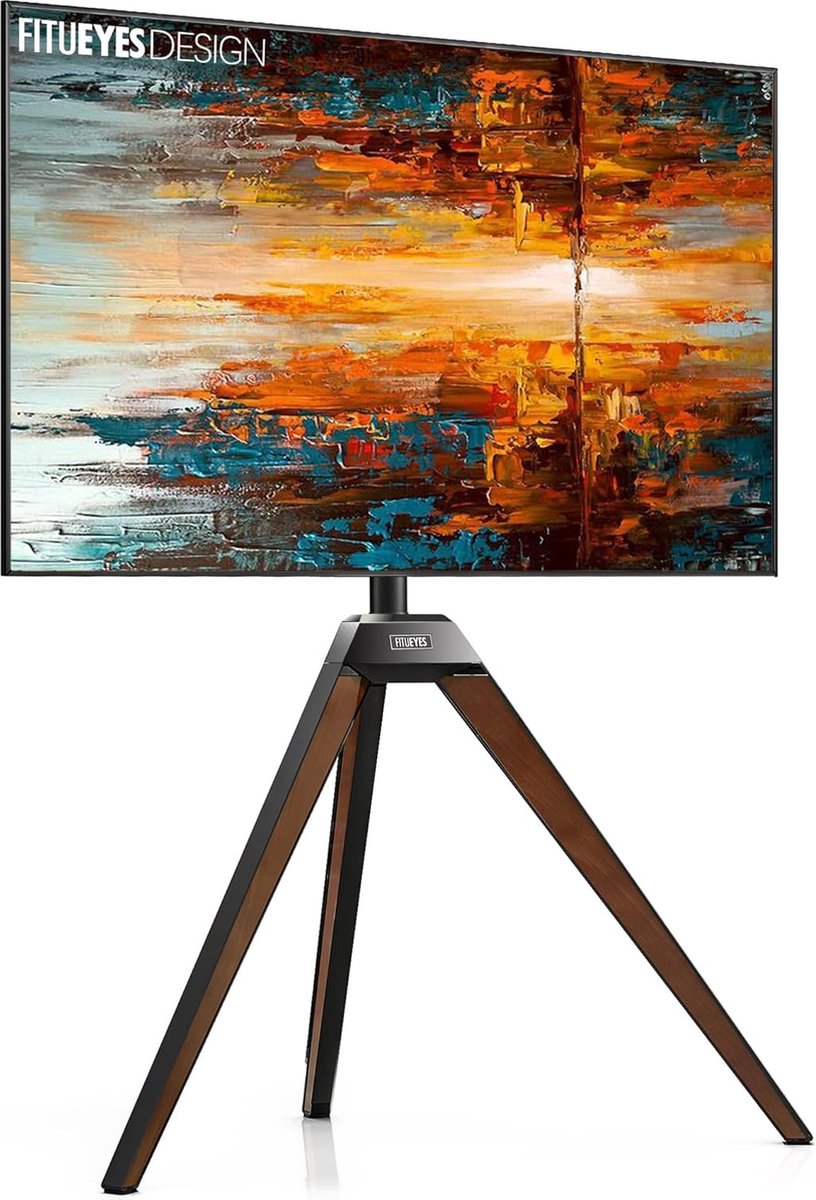 TV Stand for 32-60 inch screens, Wood, Adjustable height and angle, VESA 200x200-400x400mm.