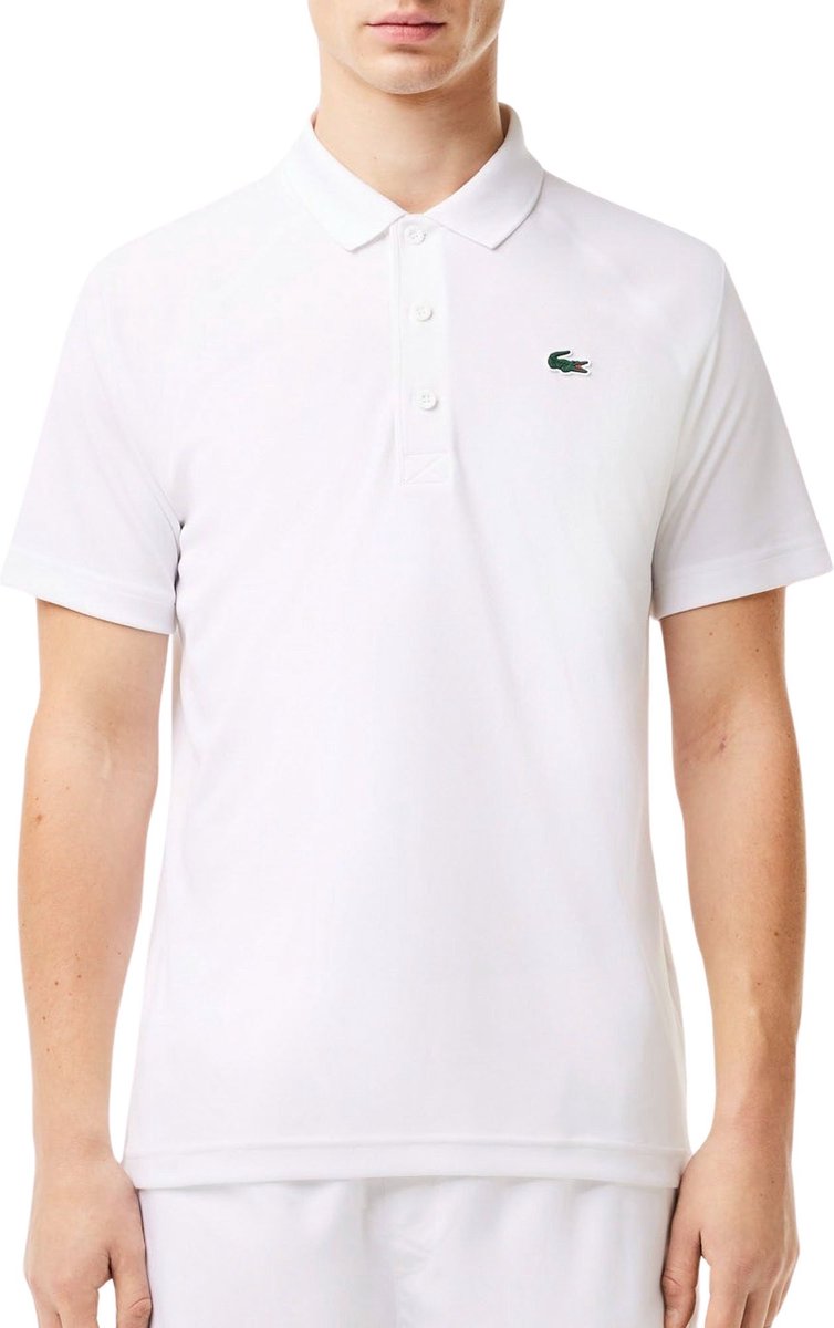 Lacoste Sport Interlock Poloshirt Mannen Wit