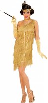 Flapper kostuum goud - Maatkeuze: Maat M