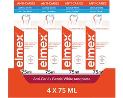 Elmex Anti-Cariës Whitening Tandpasta - 4 x 75ml - Bescherming Tegen Gaatjes