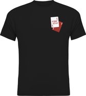 Koningsdag Kleding | Fotofabriek Koningsdag t-shirt heren | Koningsdag t-shirt dames | Zwart shirt | Maat L | Kaarten Hoek