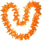 Oranje Hawaii Krans / Slinger, Bloemenslinger, Bloemenkrans, Toppers, Hawaii, Nederlands Elftal, EK, WK, Koningsdag, Geslaagd, Voetbal.