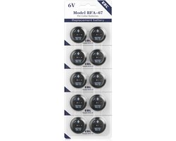 EBL 10-pack RFA-67 Batterij voor Elektrische Trainingshalsband voor Honden