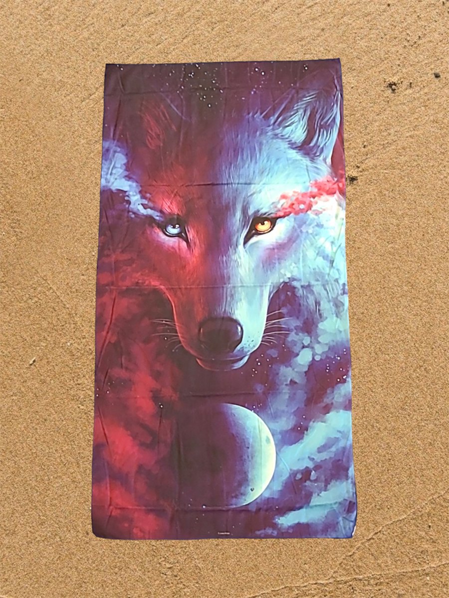 Wolf Strandlaken 90*180cm Where Light And Dark Meet
