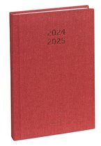 Agenda Brepols 2024-2025 - RAW - Aperçu quotidien - Rouge - 11,5 x 16,9 cm