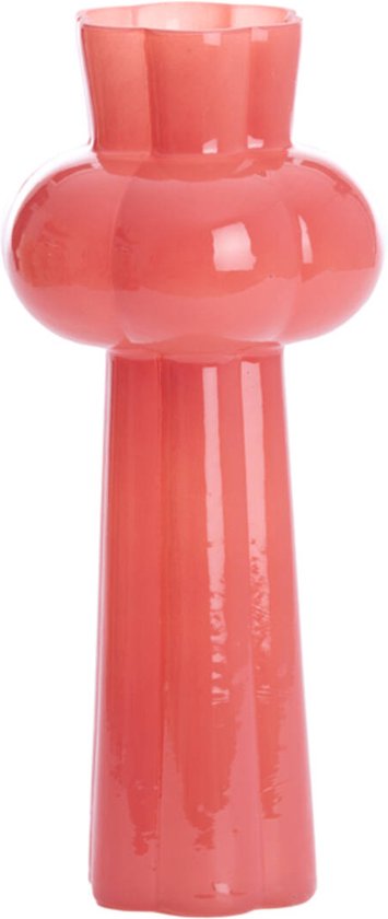 Vaas Ø16x35,5 cm KORTESU glas roze