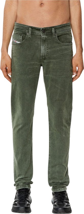 Jeans Groen Sleenker jeans groen