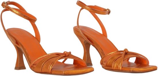 Oranje Yve sandalen oranje