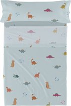 Set beddengoed HappyFriday HF Mini Dinosaur Multicolour Wieg voor baby's 2 Onderdelen