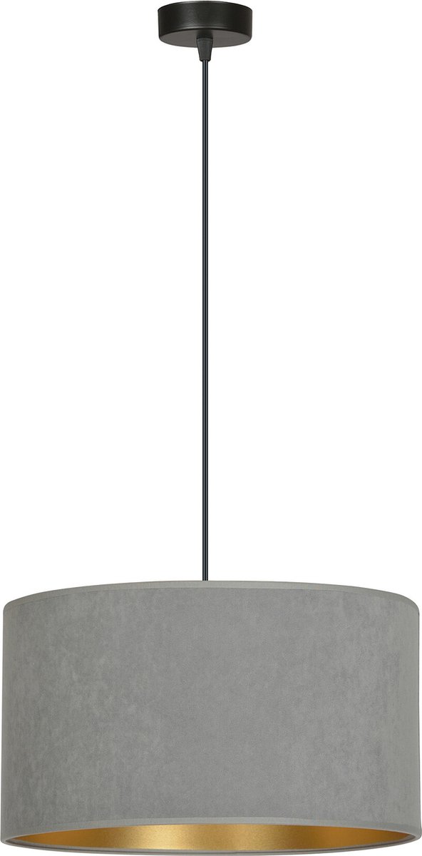 Emibig Bornholm hanglamp grijs rond E27 - Stijlvolle verlichting voor elke ruimte