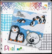 Ensemble de Pixel d'animaux arctiques