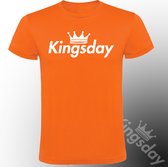 Orange King's Day T-Shirt Kingsday Crown
