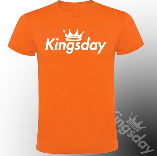 Orange King's Day T-Shirt Kingsday Crown
