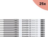 25x Balpenvulling Schneider Express 775 M zwart