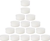 Set van 16 witte kaarsen D40