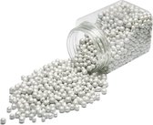 Perles décoratives pour vase 350ml en argile blanche H10