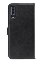 My Style Flex Wallet Telefoonhoesje geschikt voor Samsung Galaxy A70 Hoesje Bookcase Portemonnee - Zwart