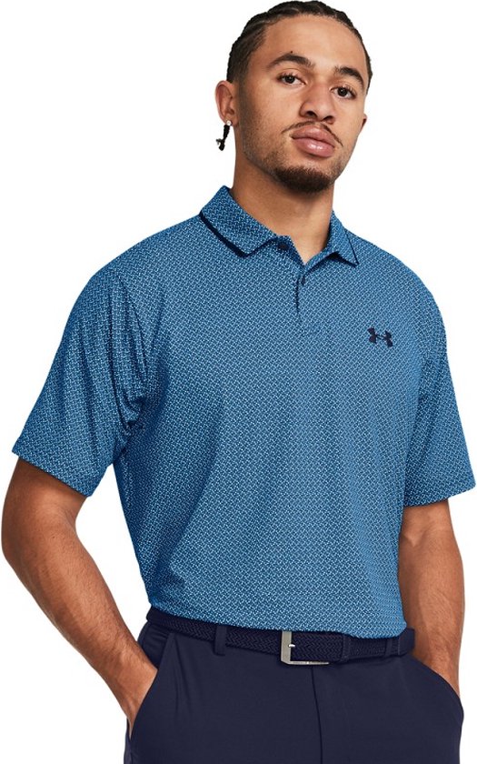 Under Armour UA Iso-Chill Verge Polo/Crosscut-Photon Blue / / Midnight N - Blauw